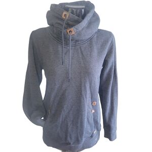Volcom Gray Sweatshirt with Brown Accents